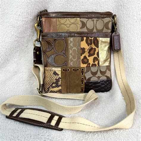 coach patchwork crossbody purse|coach patchwork handbags.